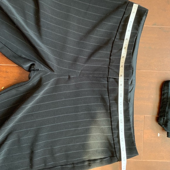 Greenwich Village Black Pinstripe Pants Size 13 - Picture 3 of 10